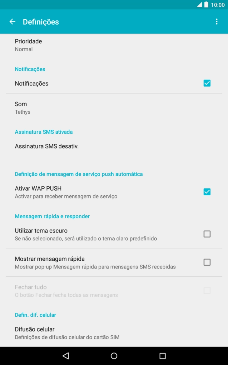 Prima Assinatura SMS desativ..