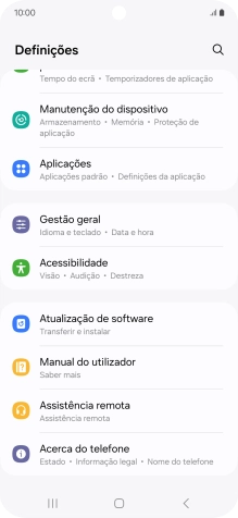Prima Acerca do telefone.