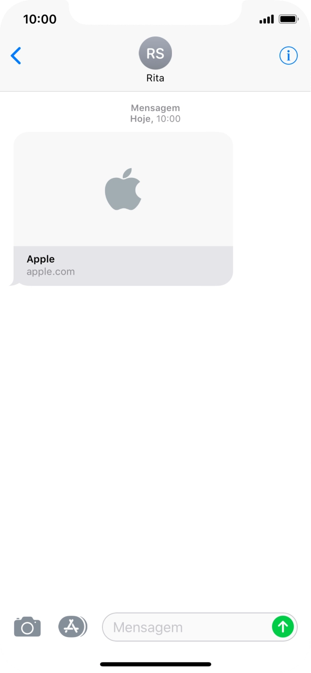 Dirija-se à mensagem pretendida.