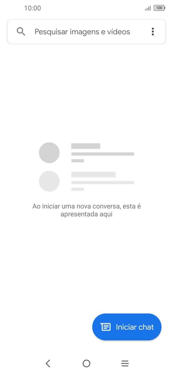 Prima Iniciar chat.