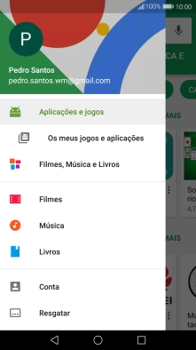 Prima Os meus jogos e aplicações.