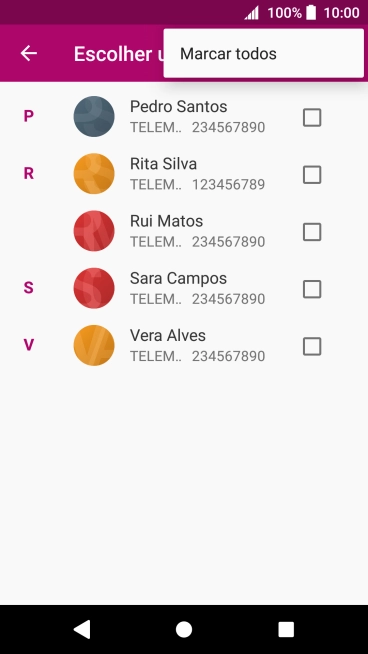 Prima Marcar todos.