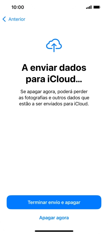 Prima Apagar agora.