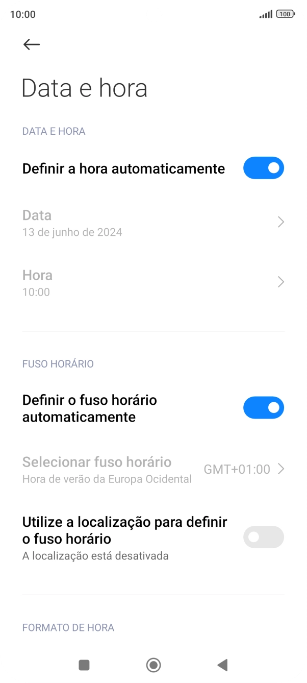 Prima a tecla de início para terminar e voltar ao ecrã inicial.