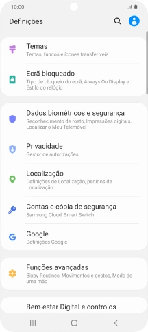 Prima Contas e cópia de segurança.