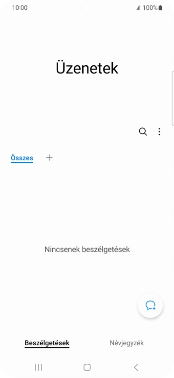 Kattints a menü ikonra.