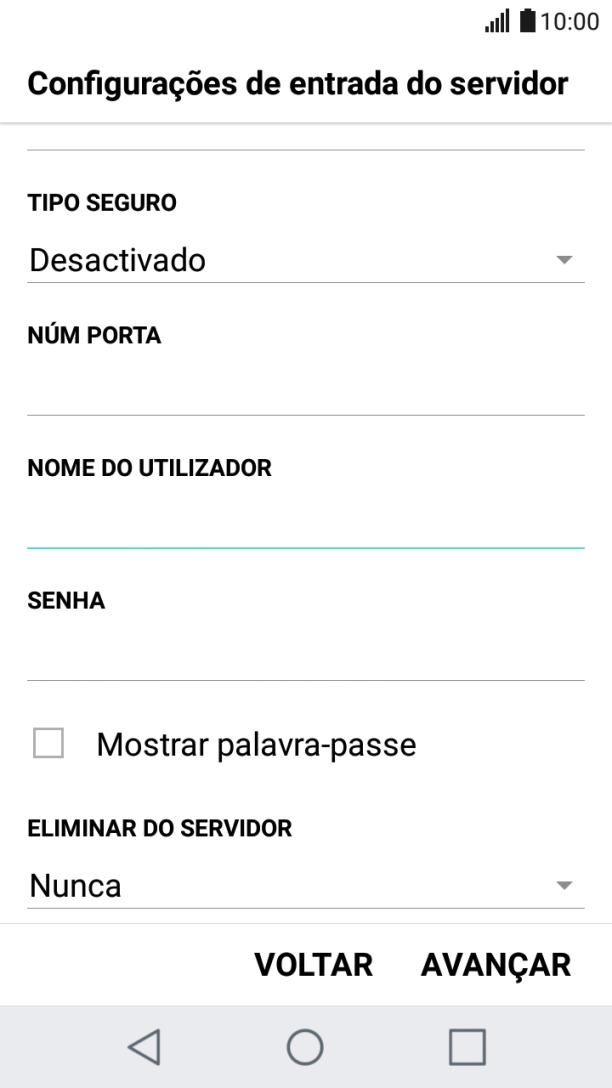 Prima a lista suspensa sob 