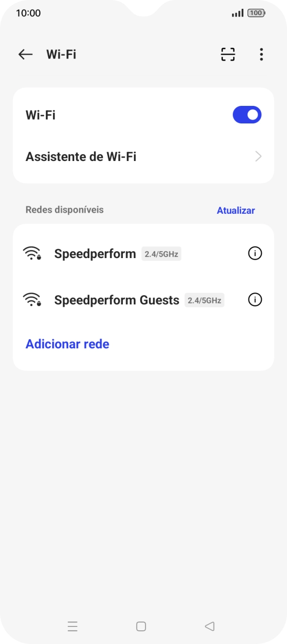 Prima Assistente de Wi-Fi.