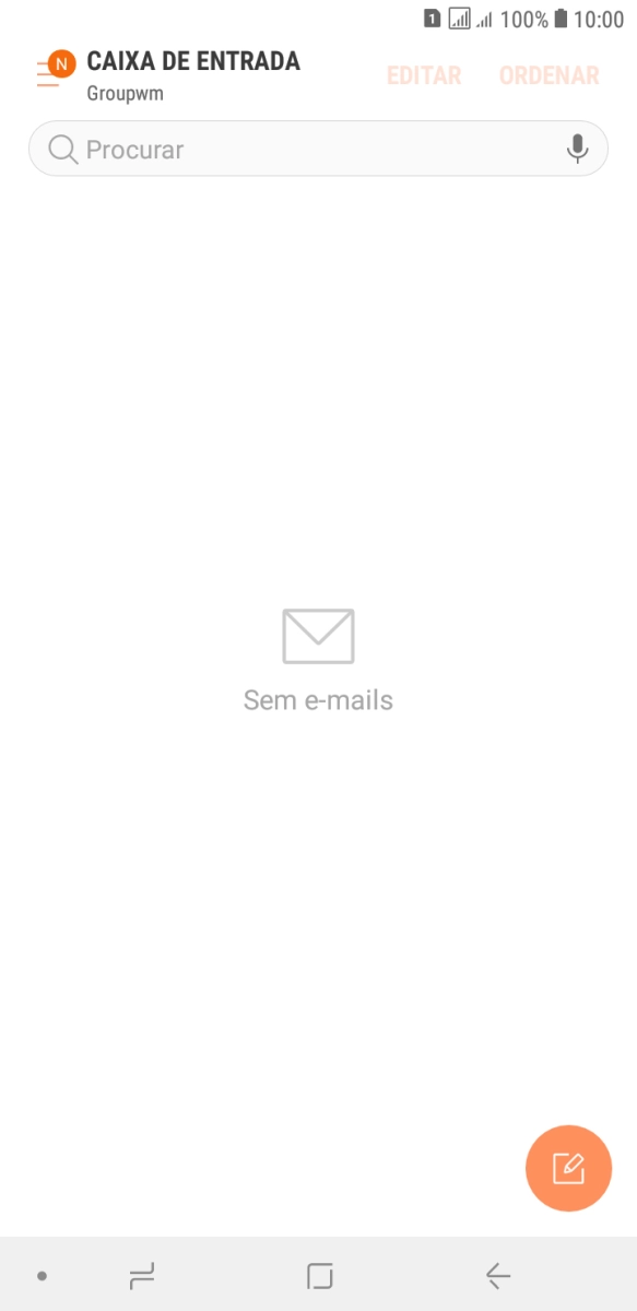 Deslize o dedo sobre o ecrã da esquerda para a direita.