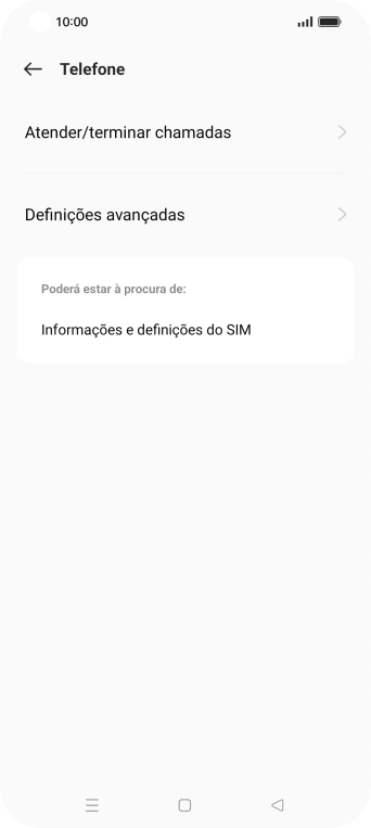 Prima Definições avançadas.