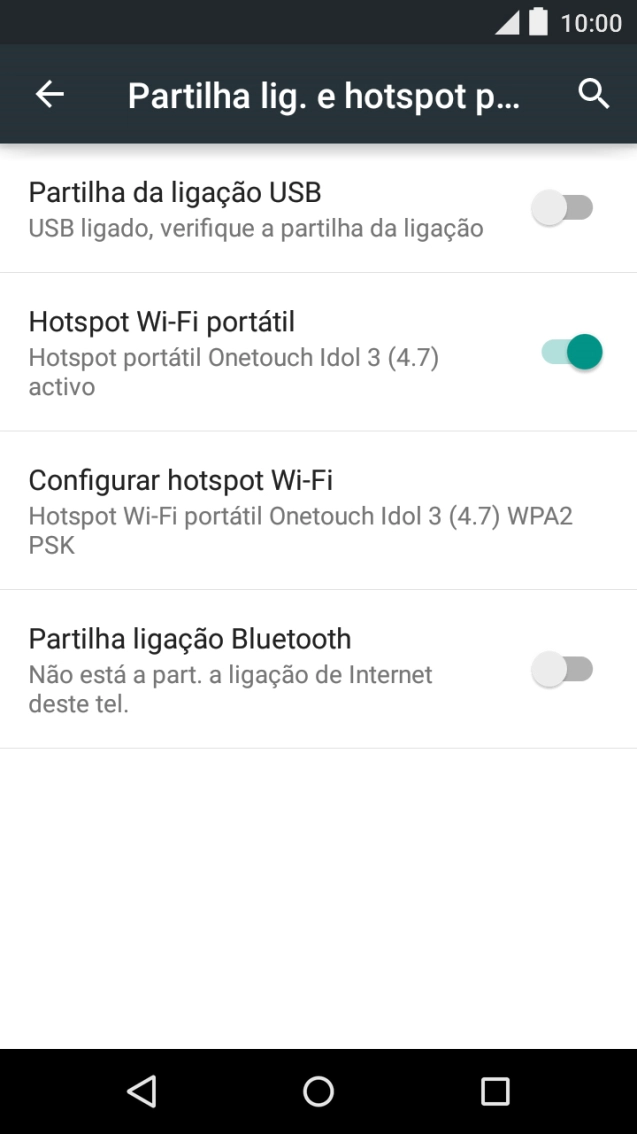 Prima a tecla de início para terminar e voltar ao ecrã inicial.