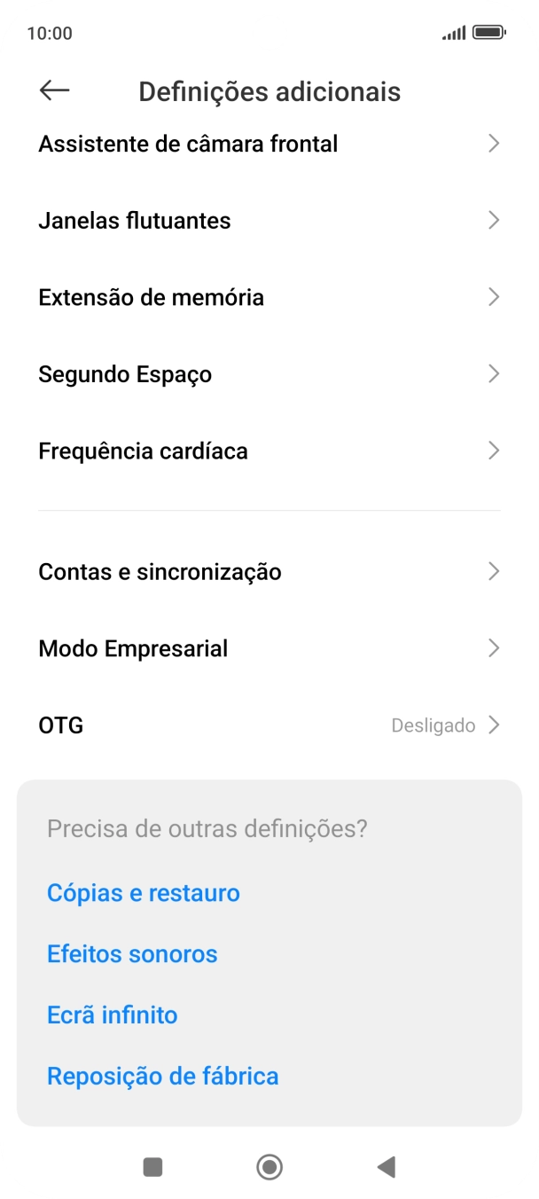 Prima Contas e sincronização.