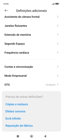 Prima Contas e sincronização.