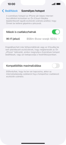 Húzd az ujjad felfelé a kijelző aljáról, hogy visszatérj a kezdőképernyőhöz.