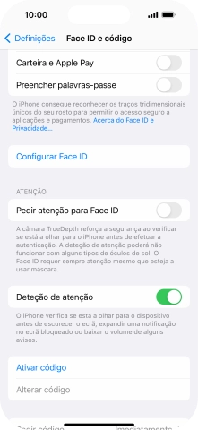 Prima Configurar Face ID.