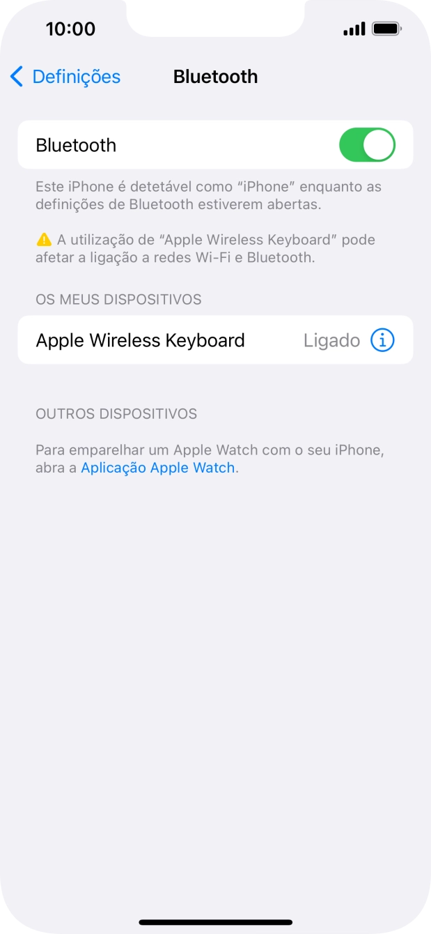 Para voltar ao ecrã inicial, deslize o dedo de baixo para cima a partir da base do ecrã.