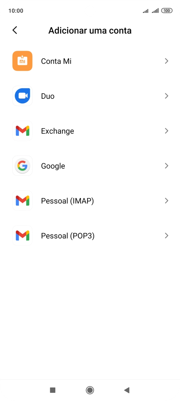 Prima Pessoal (IMAP).