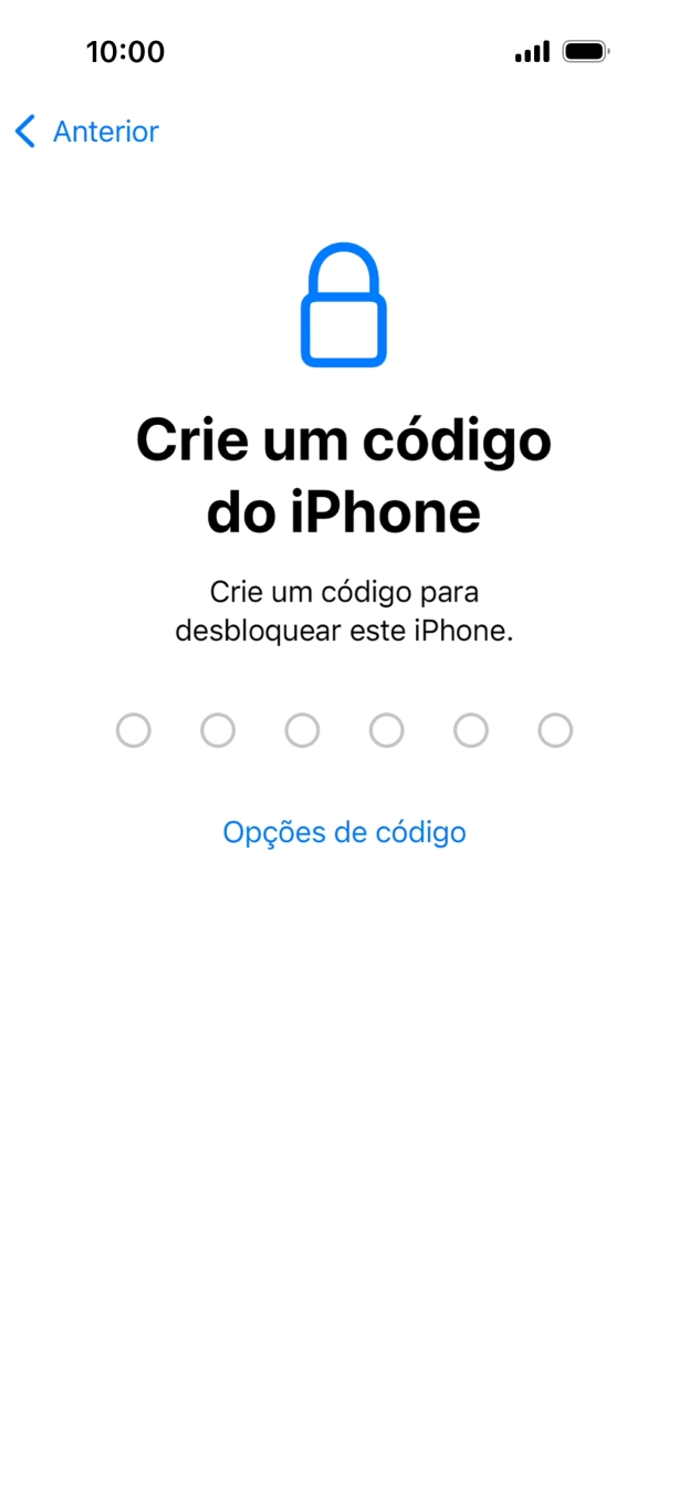 Prima Opções de código.