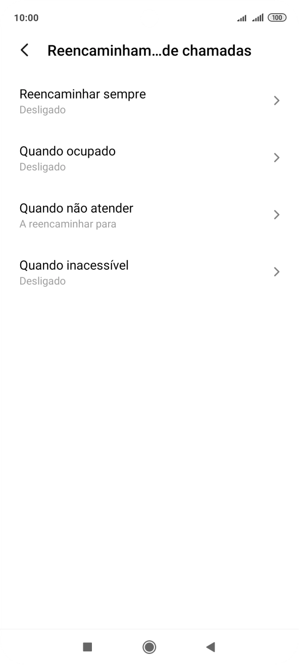 Prima a tecla de início para terminar e voltar ao ecrã inicial.
