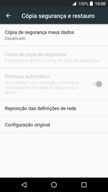 Prima Configuração original.