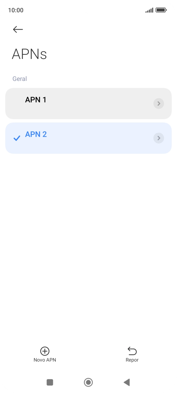 Prima a tecla de início para terminar e voltar ao ecrã inicial.