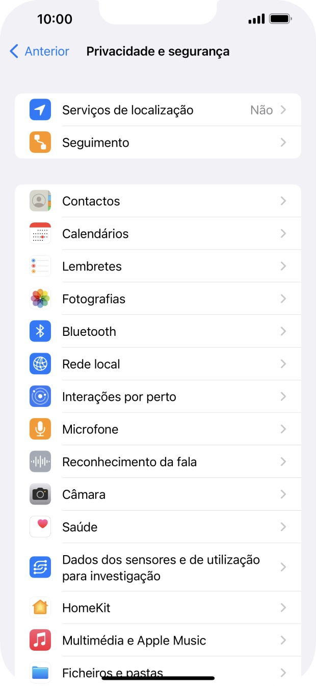 Prima Serviços de localização.