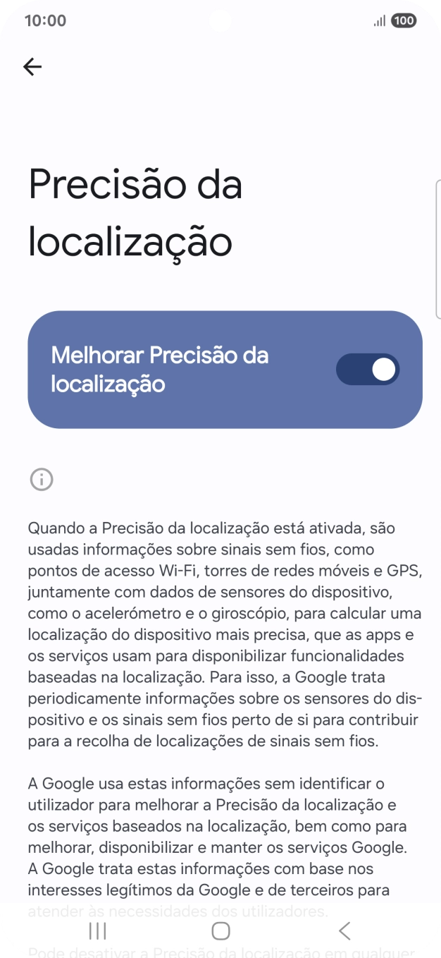 Se premir o indicador junto a 