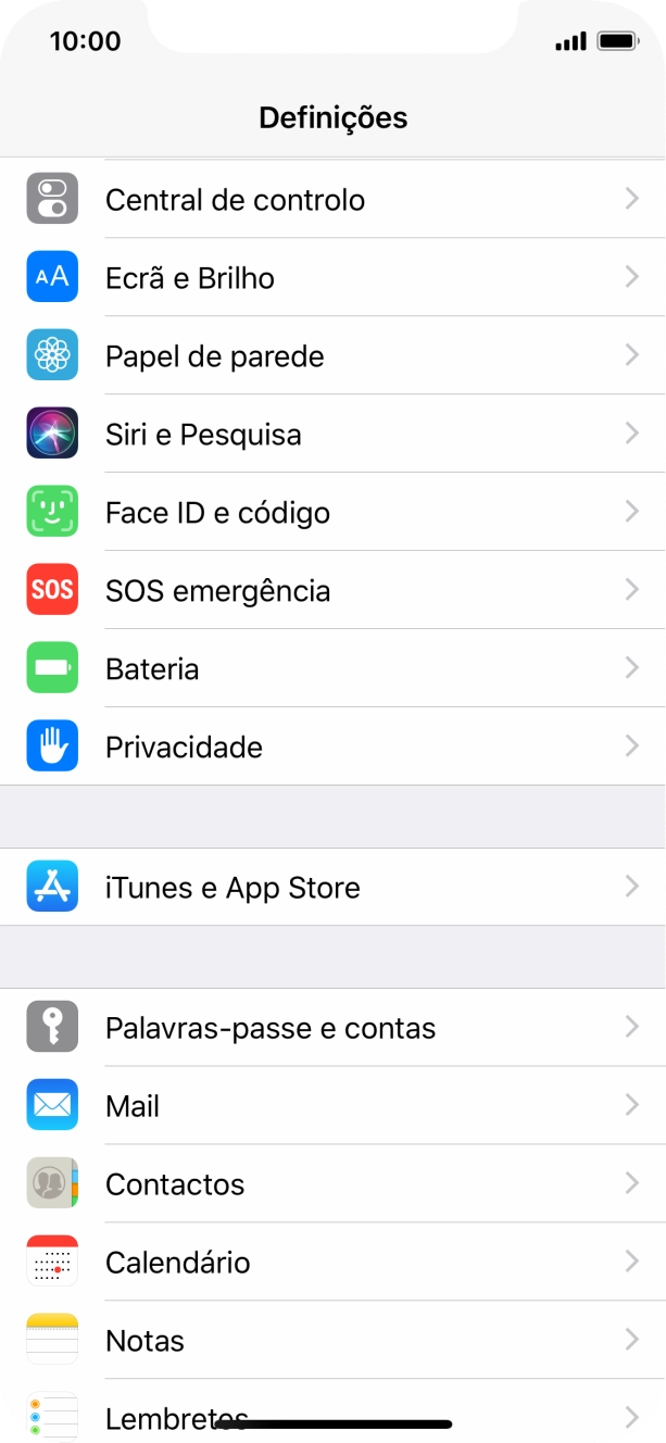 Prima Palavras-passe e contas.