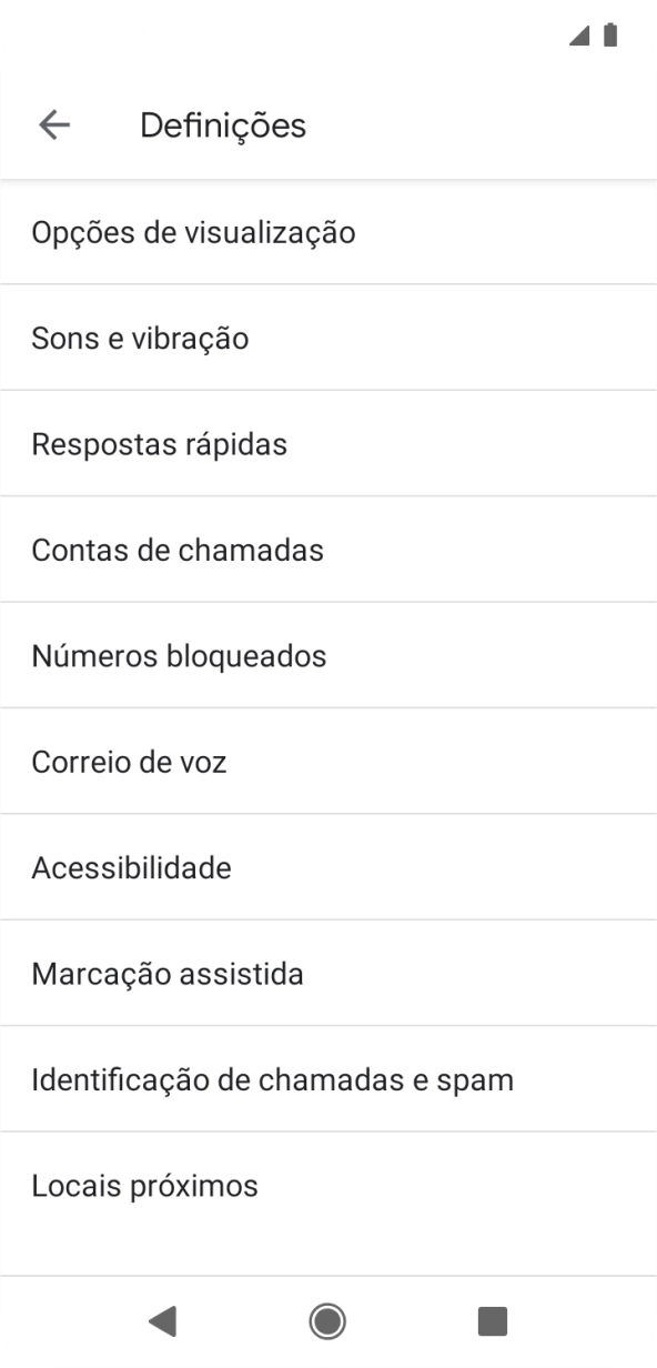 Prima Contas de chamadas.