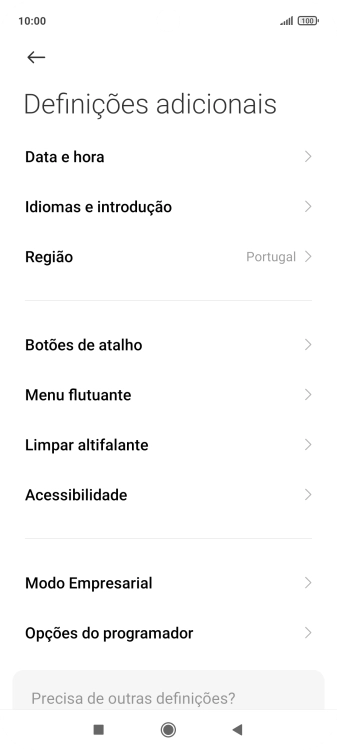 Prima Data e hora.