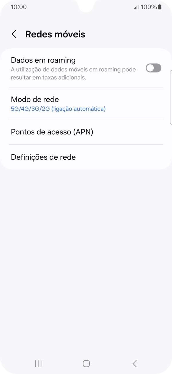 Prima Pontos de acesso (APN).