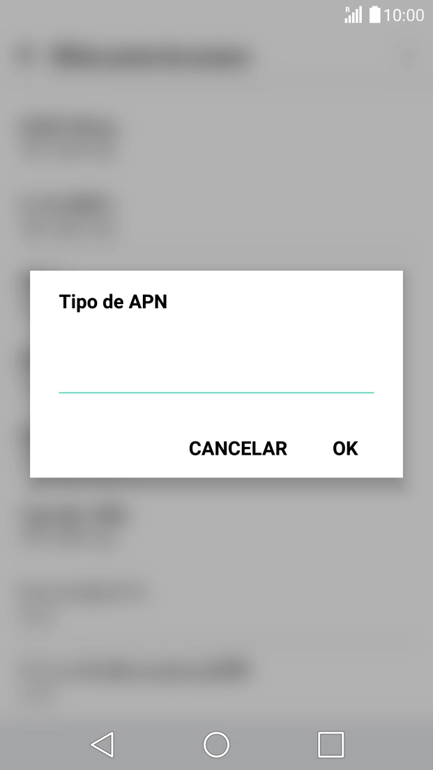 Introduza mms e prima OK.