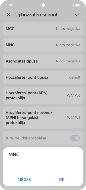 Írd be azt, hogy 70, és válaszd az OK lehetőséget.