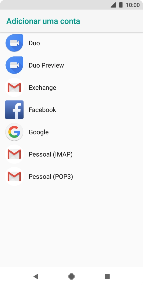 Prima Pessoal (IMAP).