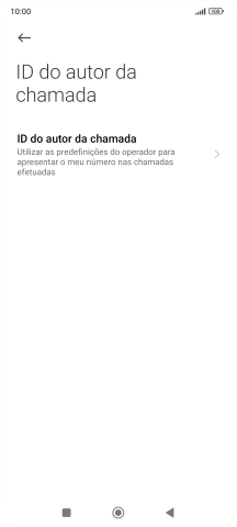 Prima ID do autor da chamada.