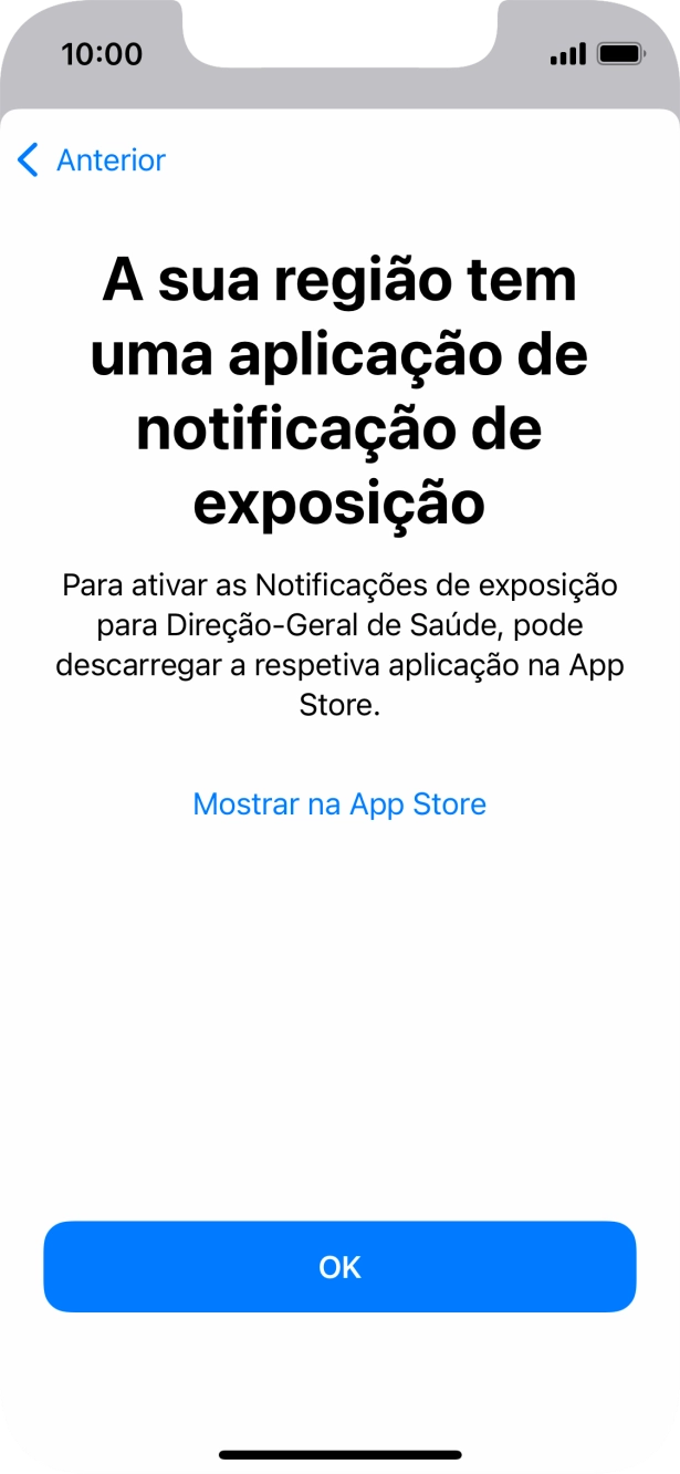 Prima Mostrar na App Store e siga as indicações no ecrã para descarregar e instalar a app.