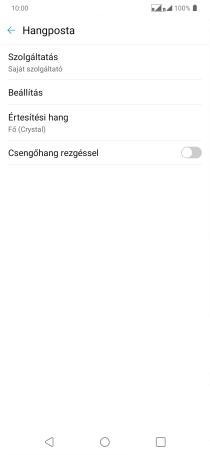 Válaszd a Beállítás lehetőséget.