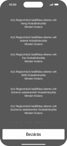 Válaszd a Bezárás lehetőséget.