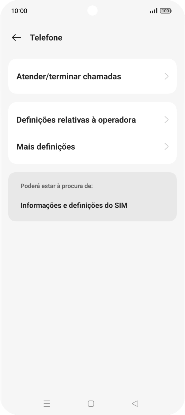 Prima Definições relativas à operadora.
