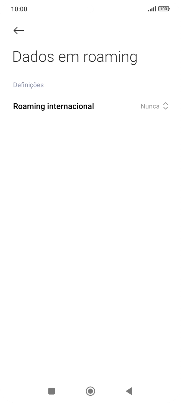 Prima a lista suspensa junto a 