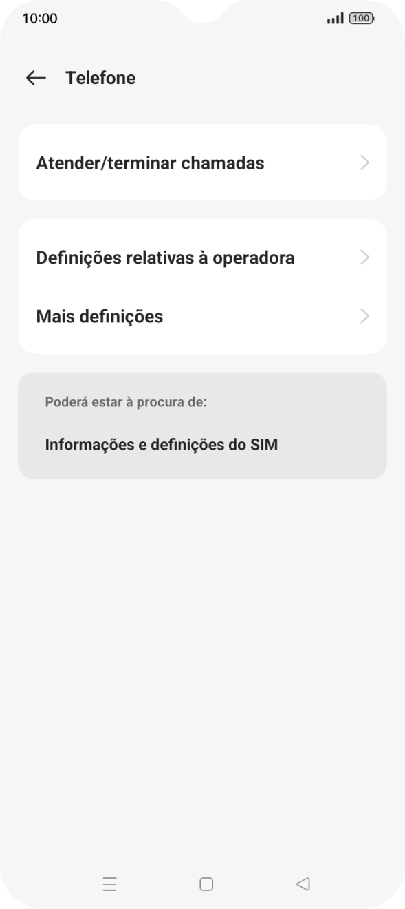 Prima Definições relativas à operadora.