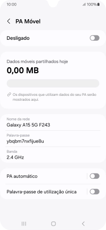 Prima Nome da rede.