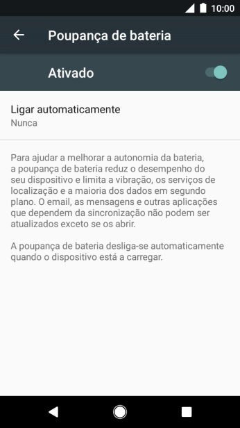 Prima a tecla de início para terminar e voltar ao ecrã inicial.