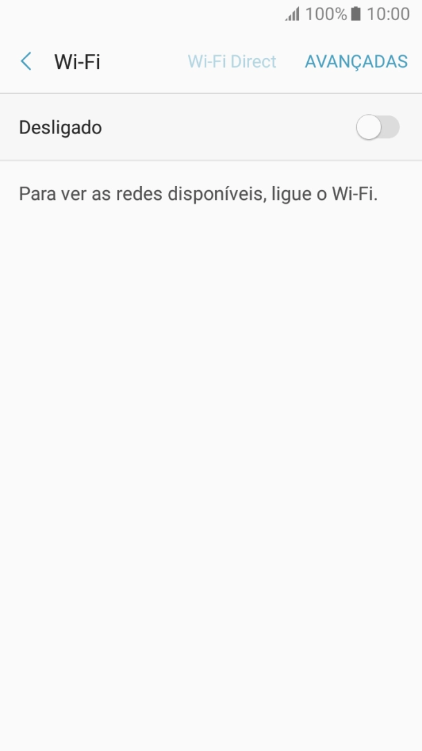 Prima o indicador para ativar a função.