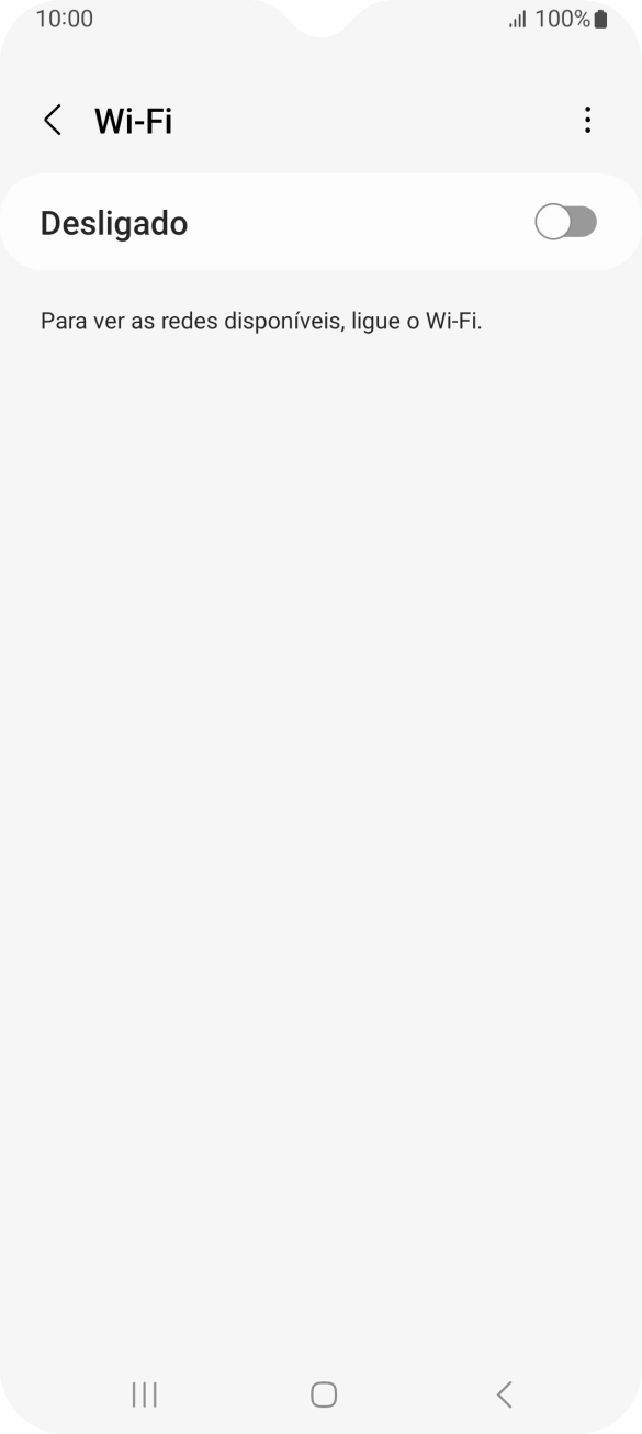 Prima o indicador para ativar a função.