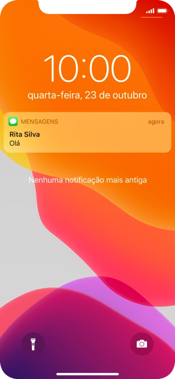 Prima a notificação pretendida e siga as indicações no ecrã para utilizar a função escolhida.