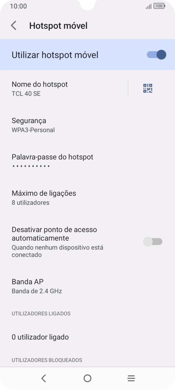 Prima a tecla de início para terminar e voltar ao ecrã inicial.