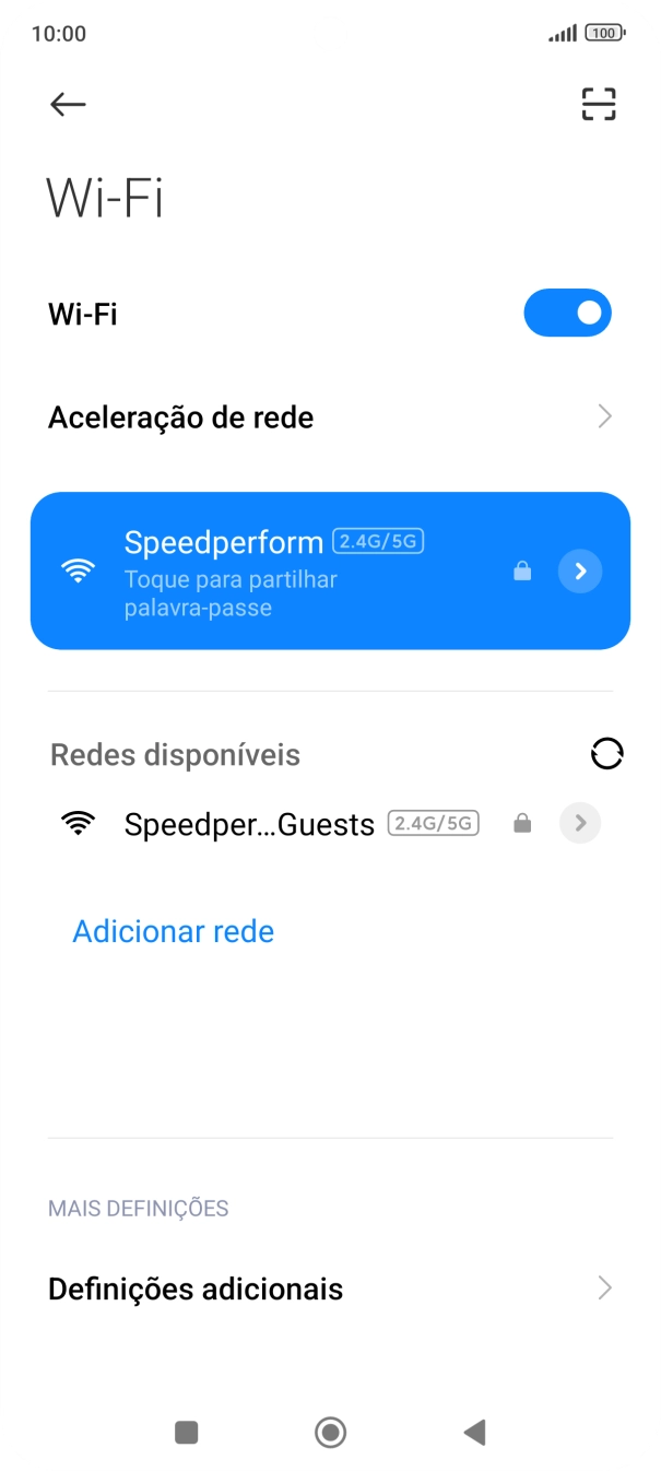 Prima a tecla de início para terminar e voltar ao ecrã inicial.