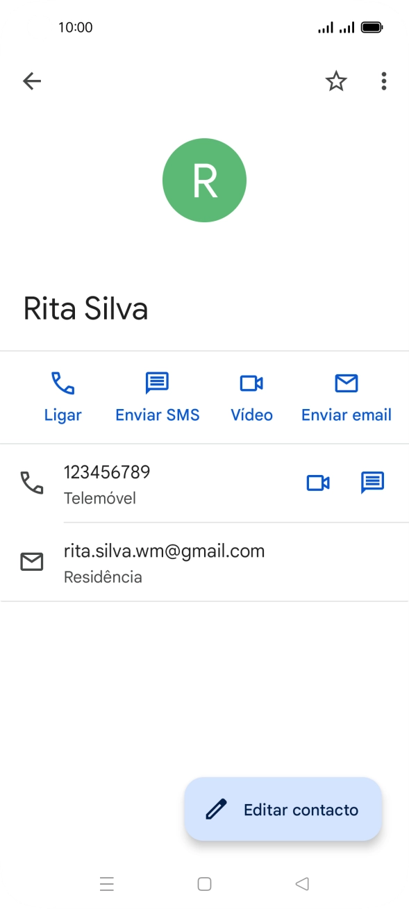 Prima o número pretendido.