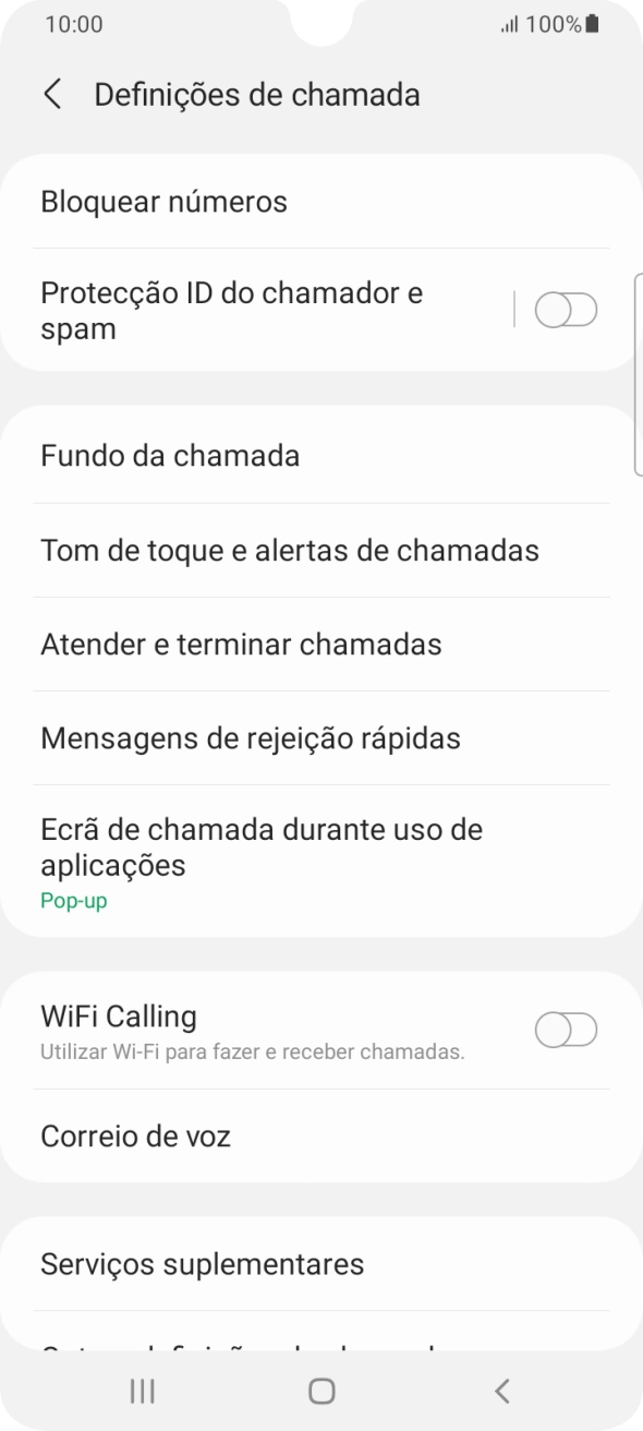 Prima Correio de voz.